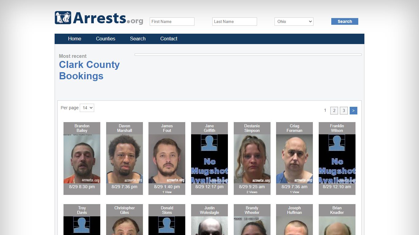 Clark County Arrests and Inmate Search